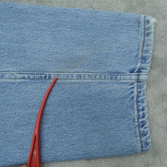 Levi's 550 VTG Jeans Mens Size-38 (36x34 Actual) Blue Relaxed Tapered Stained - Picture 4 of 16